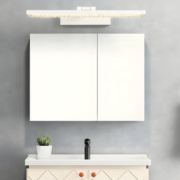 160° Adjustable LED Bathroom Vanity Light with Crystal-Inspired Acrylic
