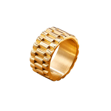 Band-Style Statement Ring
