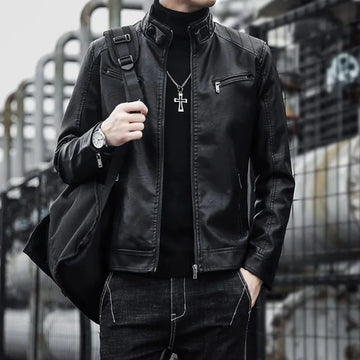 Leather Jacket Obsidian