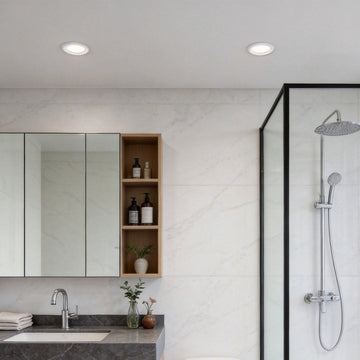 2 PCS Recessed Ceiling Spotlights Modern Waterproof Light