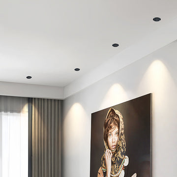 2 PCS Indoor LED Spotlight Deep Anti-Reflective Ceiling Light