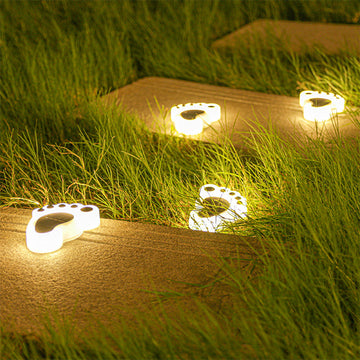 2 PCS Yard Path Lights Solar LED Waterproof Landscape Lights