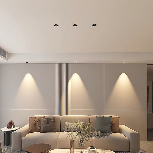 2 PCS LED Indoor Ceiling Spotlights Deep Anti-Glare Light