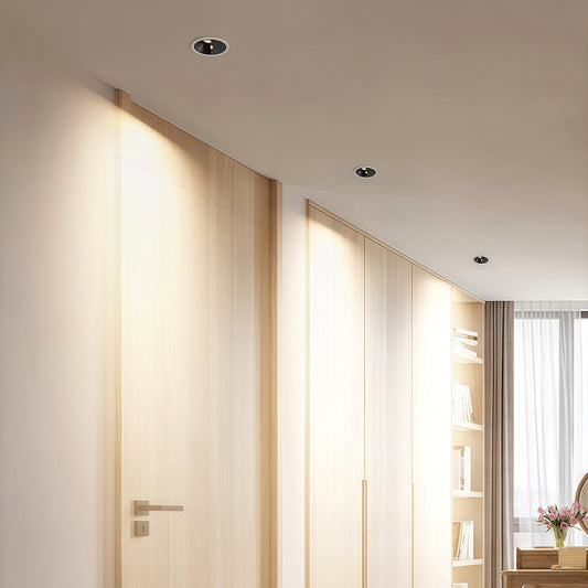 2 PCS Adjustable Spotlights Embedded Anti-Glare Light