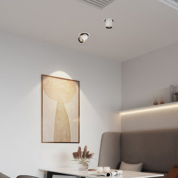 2 PCS LED Indoor Spotlights Extendable Rotatable Embedded Light