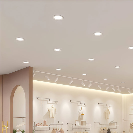 2 PCS LED Recessed Downlight Flush Mount Anti-Glare Light