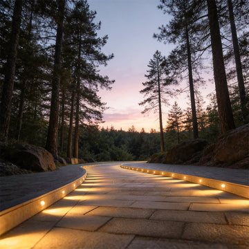 10pcs Outdoor Step Light Fixtures Modern LED Metal Lighting