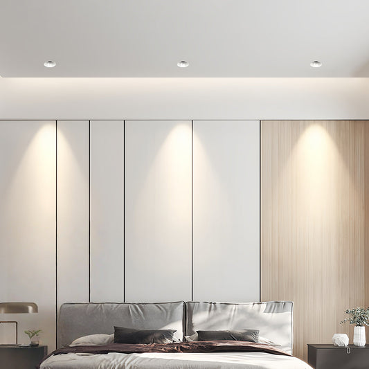 2 PCS Indoor LED Spotlight Deep Anti-Reflective Ceiling Light