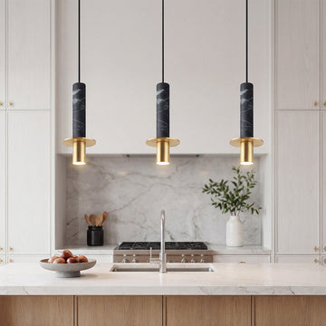 1 Light Pendant Light Cylindrical Circular LED Classic Island Lights